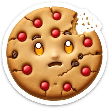 broken cookie sticker