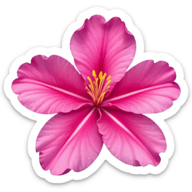 the azalea flower sticker
