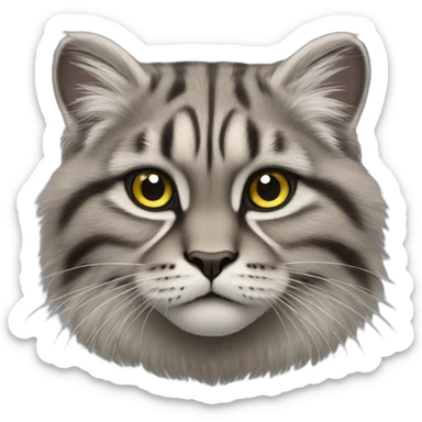 pallas's cat sticker