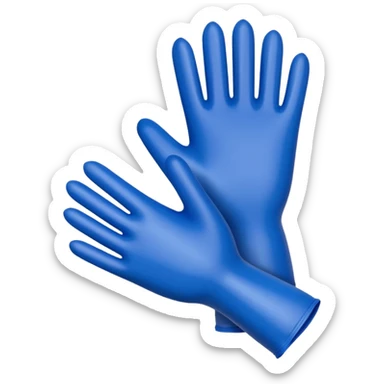 latex gloves sticker