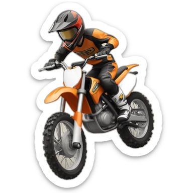 Dirt bike sticker