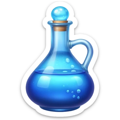 Minimalistic Blue Potion sticker