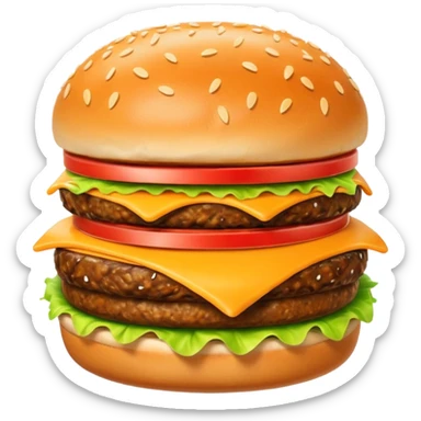 Voiture burger sticker