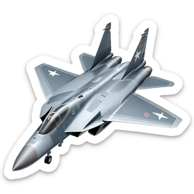 Sukhoi su-57 jet felon sticker