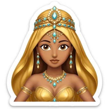 middle eastern belly dancer sticker