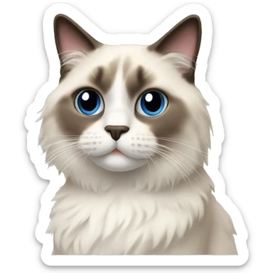 ragdoll cat sticker