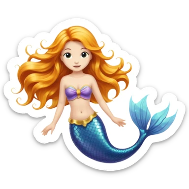 Mermaid sticker