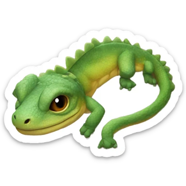 Lagartija cósmica sticker