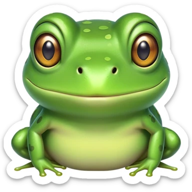 Frog hmm sticker