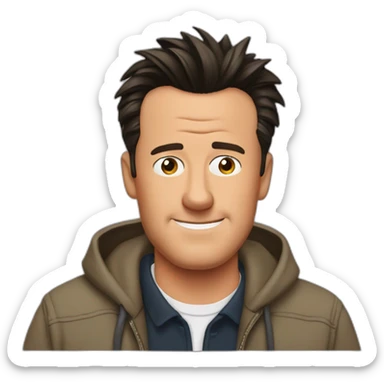 chandler bing sticker