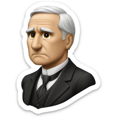 Warren Harding is very confused and shocked sticker