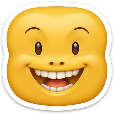 generate a smile emoticon for a dentist who treats teeth sticker