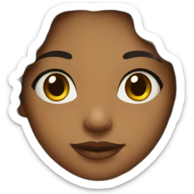 girl with magnolia sticker