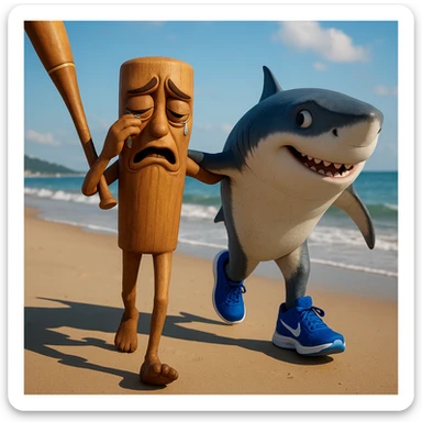 create this image with 4 different emotion to each of them .CREATE ONE WHERE THE ONE IS CRYING AND THE OTHER ONE IS MAKING HIM FEEL OKAY.
 sticker