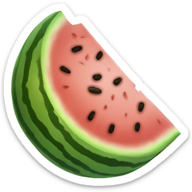 Watermelon slice sticker