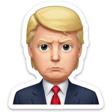Evil trump sticker