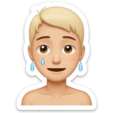 Tears of happiness sticker