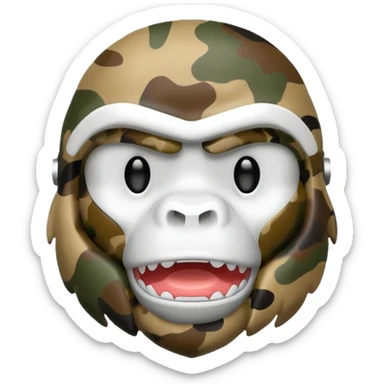 Сделай логотип Bape sticker