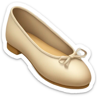 Ballerina Shoes in beige  sticker