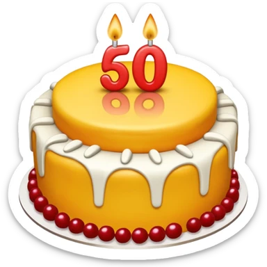 cake with number six on it  sticker