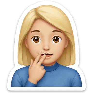 🫂+🤫 sticker