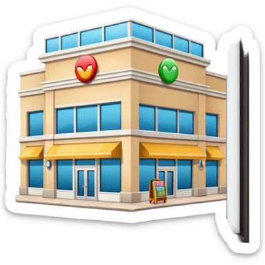 shopping mall sticker