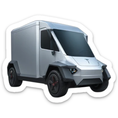 tesla cyber truck sticker