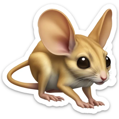 jerboa kangroo mouse  sticker