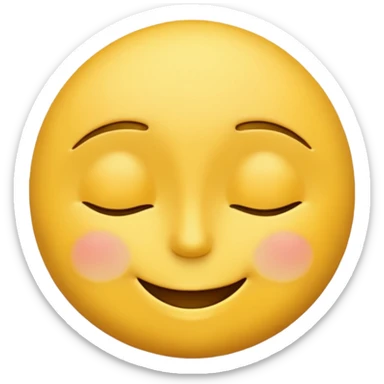 a dreaming emoji sticker