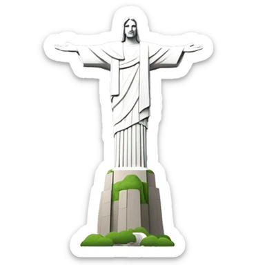 christ the redeemer sticker