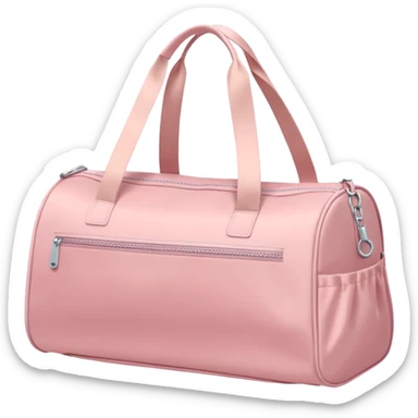 Pastel pink gym bag  sticker