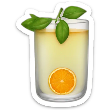 Ours buvant du jus d’orange sticker