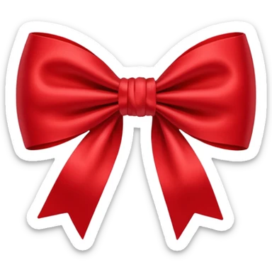 Bow hair clip sticker