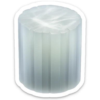 Selenite cylinder sticker