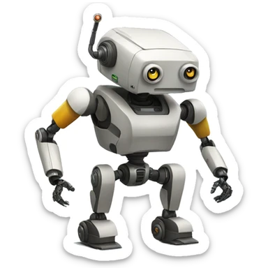 Wild robot sticker