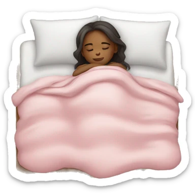 Girl sleep  sticker