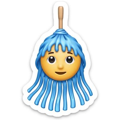 mop without smiley sticker