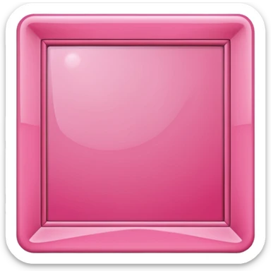 pink picture frame sticker