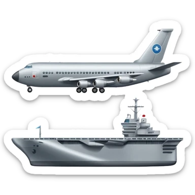 plane carrier sticker