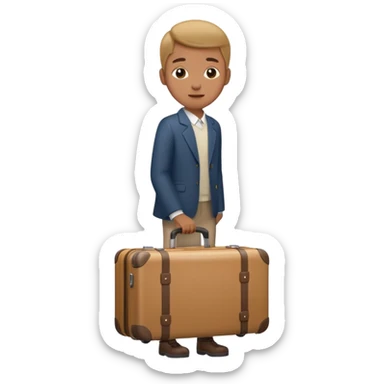 PERSON LEAVING EARLY sticker