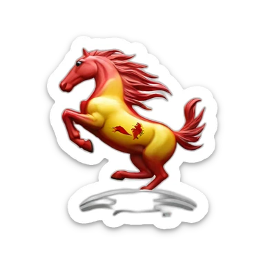 Logo Ferrari sticker