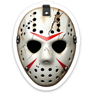 Jason voorhees mask  sticker