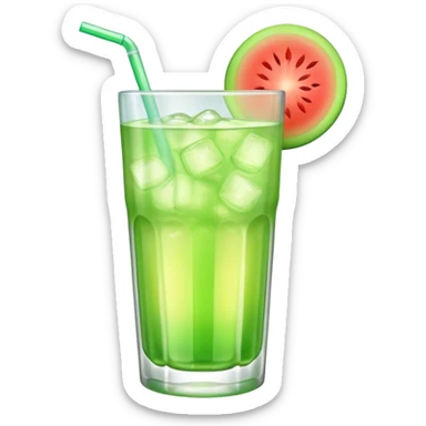 Melon soda sticker