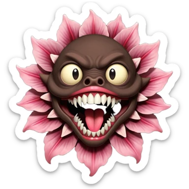 Demogorgon stranger things  sticker