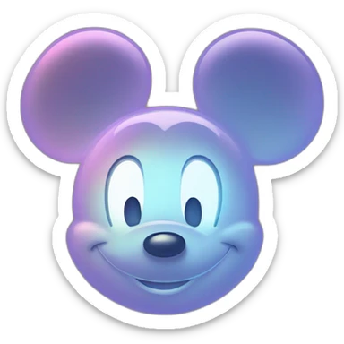 Mickey Mouse as a Hologram sticker