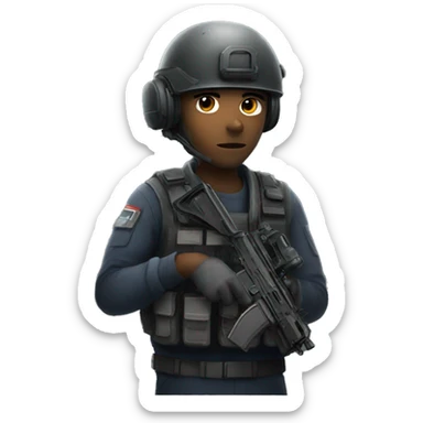 ASH Operator from siege  sticker