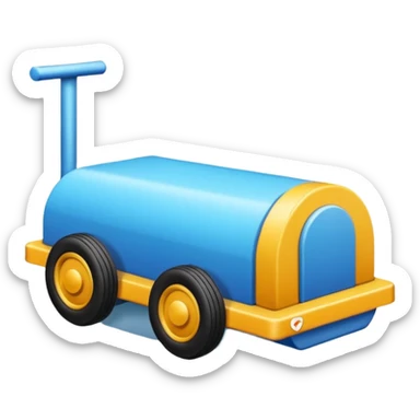 Inima mov 💜cu trecere spre albastru 🩵si coada de drăcușor😈 sticker