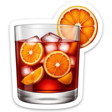Negroni Italian drink  sticker