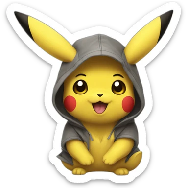 pikachu love sticker