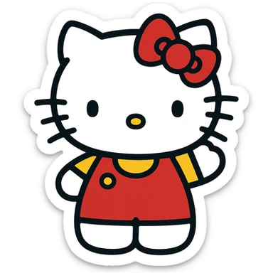 Hello-kitty sticker